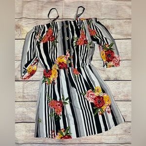 Girl’s cold shoulder dress